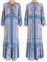 💙🩵👗 Дълга, лека и ефирна рокля Zara💎 s/m/l рамер, снимка 1