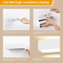 Стенна лампа Cwycfw 36 W LED, снимка 4