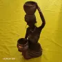 Фигурка, статуетка Африканско момиче. , снимка 1