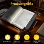 Димируема LED лампа за книги с 3 цветови температури, USB-C, таймер за бързо зареждане НОВО, снимка 2