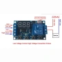 Програмируем релеен таймерен модул с дисплей 6-30V | 0.1s–999min | 4 режима P1-P4 Arduino DIY 10454, снимка 5