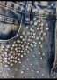 Нови дамски дънки с камъни , снимка 1
