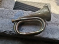 Стара, военна бронзова тръба, снимка 1