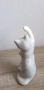 Стара порцеланова фигура на коте, снимка 4