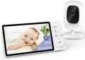 Чисто нов Видео бебефон 1080P Full HD jeeber VB619 – Голям 5" IPS дисплей, без Wi-Fi , снимка 1