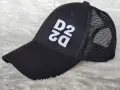 Нова черна шапка с козирка D2 Trucker Стрийтуеър y2k, снимка 2