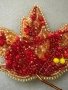 Handmade Разкошна брошка - Есенно листо , снимка 2