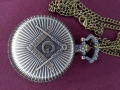 Джобен часовник с масонски символи , снимка 9