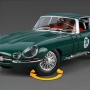 Метални колички: Jaguar E-Type 1961 Coupe, снимка 4