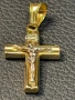 Чисто нов Златен кръст разпятие 14 карата 585 gold krast zlato zlaten, снимка 1