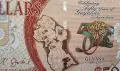 Гаяна
.50 долара
.2016 година.
UNC.
Юбилейна  50 години независимост., снимка 2