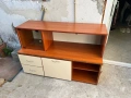 Шкаф/скрин с рафтове и чекмеджета 125 × 50 × 80, снимка 1