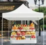 Шатра 3х3 - 23кг със Здрав Шестоъгълен Профил 45мм , снимка 6