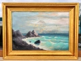 УНИКАТ КАРТИНА МАСЛО МОРСКИ ПЕЙЗАЖ А ПЕЙЧЕВ, снимка 1