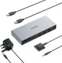 iNTEK USB DP KVM суич 2-в-1, с USB 3.0 разпределение и превключване за 2 компютъра към 1 монитор, снимка 1