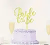 Bride to be с пръстен златист акрил топер украса табела за сватбена сватба торта парти Моминско, снимка 2