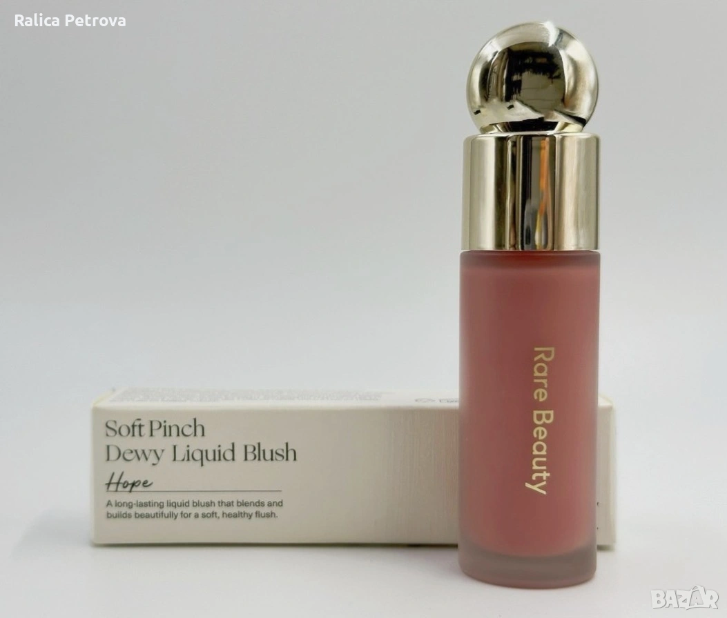 Rare Beauty Soft Pinch Dewy Liquid Blush – нюанс Hope, снимка 1