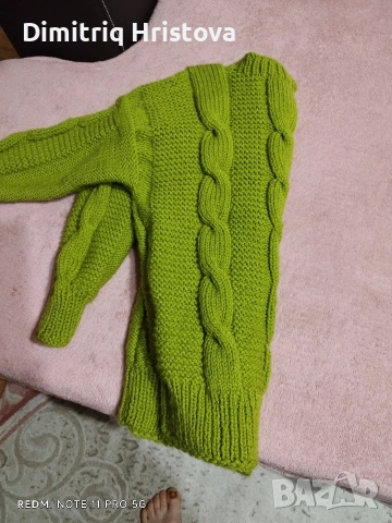 Блузка в зелено, снимка 2 - Блузи с дълъг ръкав и пуловери - 53972761