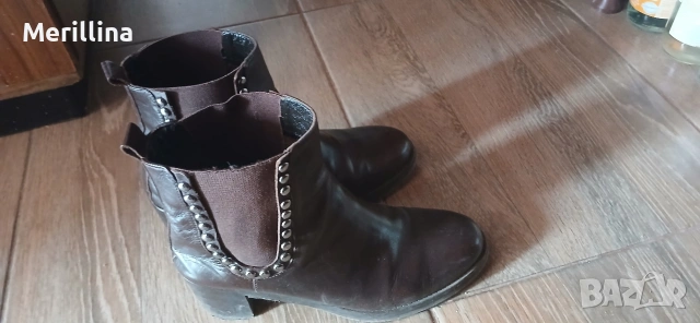 Боти естествена кожа