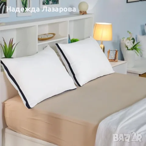 Възглавници за легло комплект от 2 бр. с 3D полиестерни влакна – Меки и дишащи - 40х80 см
