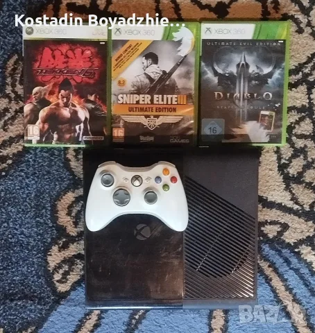 XBOX360 с контролер и игри 