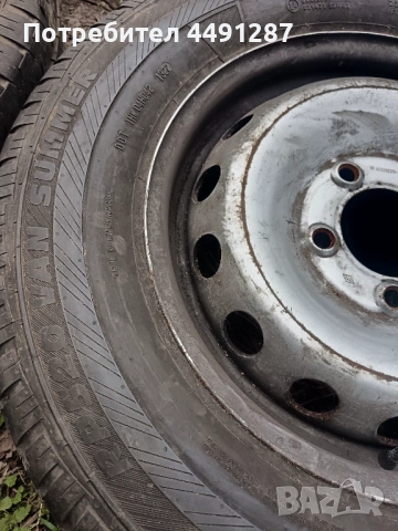 Метални бусови джанти с гуми 235/65/16 , снимка 11 - Гуми и джанти - 54172051