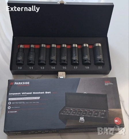 Акумулаторен ударен гайковерт Parkside Performance PPDSSA 20 Li B2 – Brushless – 600 Nm – 20V – нов, снимка 6 - Винтоверти - 55183174