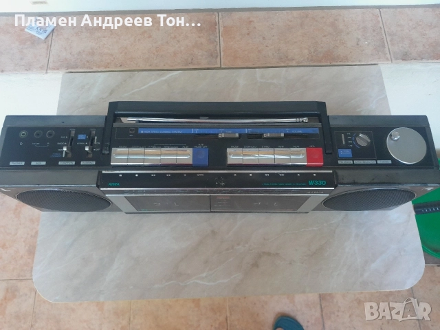 Касетофон AIWA W330, снимка 2 - Радиокасетофони, транзистори - 54985891