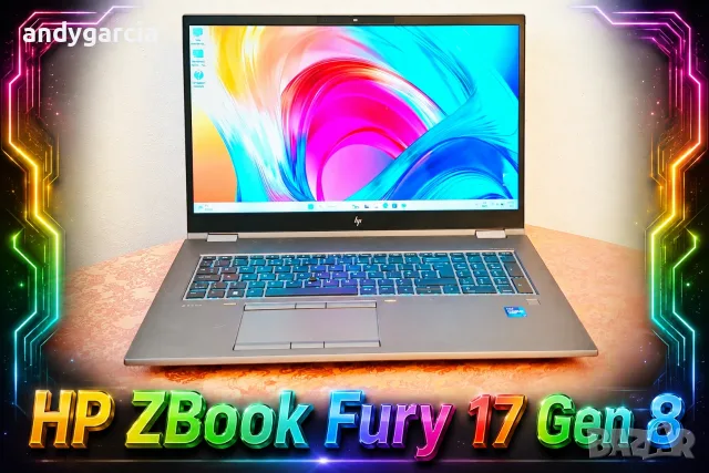  HP ZBook Fury 17 G8/17.3 Full HD IPS/Intel Core i7/NVidia Quadro T1200 4GB/16GB RAM/512GB SSD 