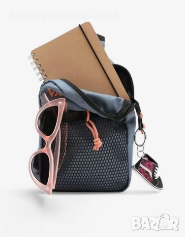 Vans Skate Sling Bag Blue Унисекс Чанта – Синя – Регулируема Презрамка – Бродирано Лого, снимка 3 - Чанти - 54575927