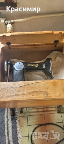 Шевна машина Lucznik/Ретро , снимка 3 - Шевни машини - 54146526