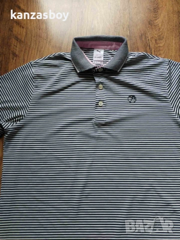 PUMA x ARNOLD PALMER - дизайнерска голф тениска КАТО НОВА М , снимка 4 - Тениски - 54208325