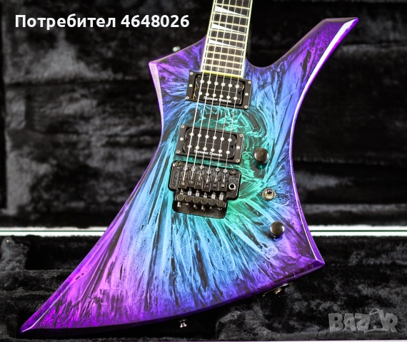 Электрокитара Jackson Stars Kelly KE-J2 Eerie Dess Swirl (Япония 2001)