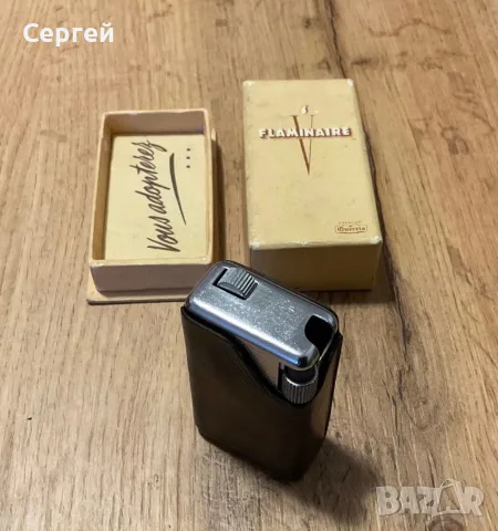 Винтидж колекционерска френска газова запалка Flaminaire Quercia , снимка 2 - Запалки - 55605366