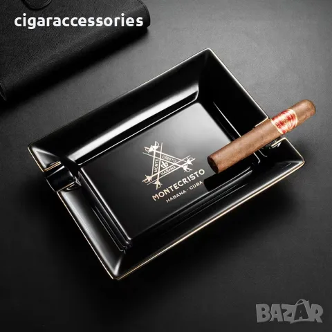 Керамичен пепелник за 2 пури – Trinidad, Montecristo или Partagas, снимка 2 - Табакери - 55339281