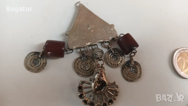 Стара трепка,накит,сачан,тюркоаз,бакелит,, снимка 4 - Антикварни и старинни предмети - 54044074