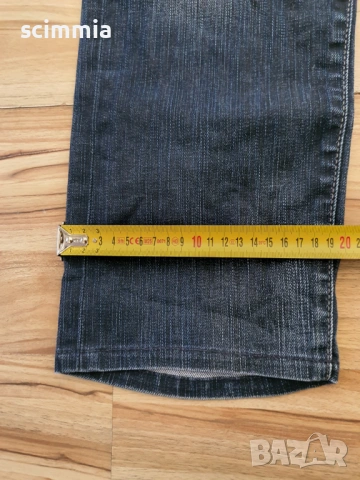 Мъжки дънки Calvin Klein Jeans W32, тъмносини 98,5% памук 1,5% еластин, снимка 14 - Дънки - 54606743