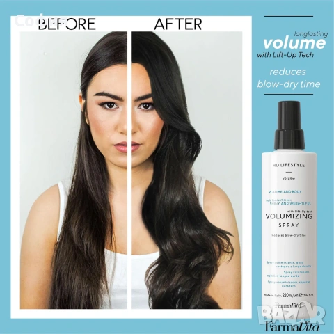 Спрей За Обем Farmavita Hd Lifestyle Volumizing Spray 220Ml, снимка 3 - Продукти за коса - 54709642