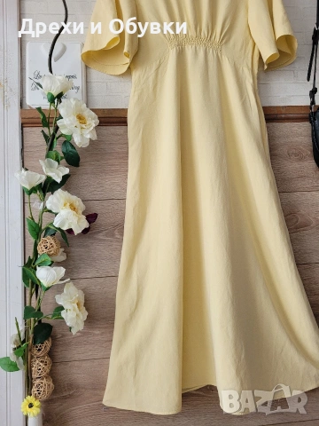 Жълта лятна рокля Zara , снимка 6 - Рокли - 54539109