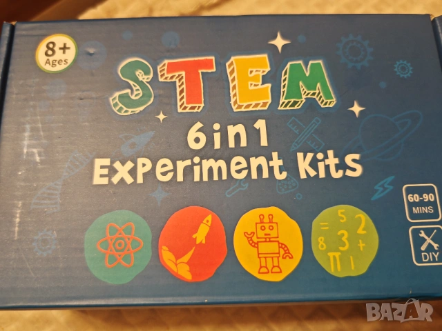 STEM 6 в 1 образователен комплект роботика физика електроника наука DIY за деца