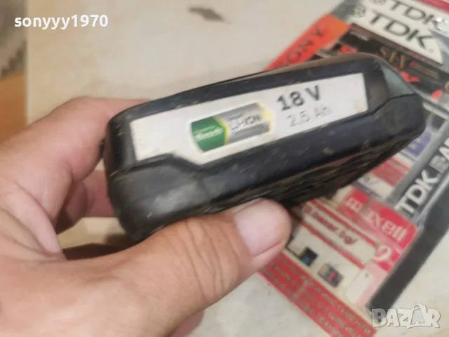 BOSCH 18V 2,5Ah LI-ION BATTERY PACK-ВНОС FRANCE 0908261429L4, снимка 3 - Винтоверти - 55603763