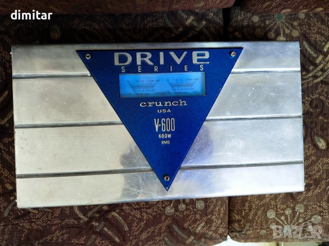 Усилвател DRIVE CRUNCH V- 600 RMS - USA , снимка 11 - Ресийвъри, усилватели, смесителни пултове - 54820865