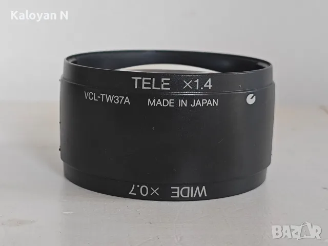 Sony VCL-TW37A Комбиниран wide/tele конвертор, снимка 3 - Чанти, стативи, аксесоари - 55337674