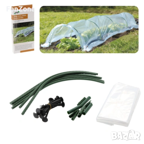 Мини оранжерия - компактна със здрава конструкция - 1,5 х 4 м