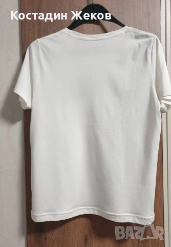  Дамска оригинална тениска памучна. Като нова. Pepe Jeans London. , снимка 2 - Тениски - 55072856