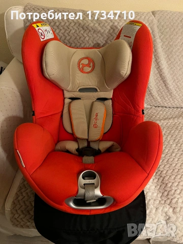 Детско столче за кола Cybex Sirona (0-18 кг) с 360° въртяща се ISOFIX база и преден предпазен щит, снимка 7 - Столчета за кола и колело - 55194335