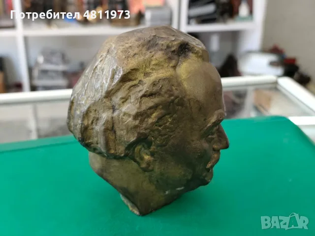 Месингов бюст Георги Димитров , снимка 4 - Колекции - 55321220