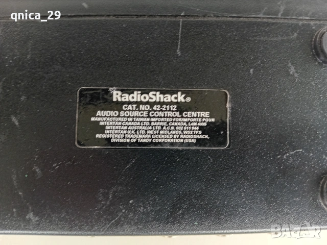 RadioShack Входен селектор 3 входа, снимка 4 - Декове - 54604126