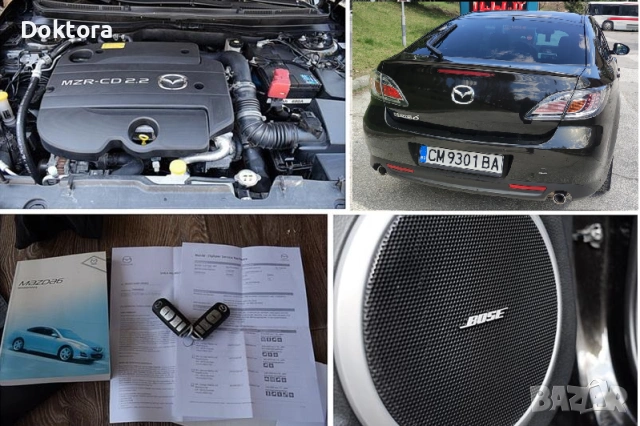 Mazda 6 II (GH) 2.2 MZR-CD 185 к.с. | FULL EXTRAS| TOP, снимка 3 - Автомобили и джипове - 54405765