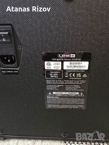 Продавам Line 6 Spider V 20 MkII в състояние почти като нов., снимка 3 - Китари - 54482228